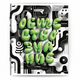 Тетради предметные, КОМПЛЕКТ 12 ПРЕДМЕТОВ, 48л, глянцевый УФ-лак, BRAUBERG, 3D LETTERS, 405169