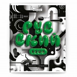 Тетради предметные, КОМПЛЕКТ 12 ПРЕДМЕТОВ, 48л, глянцевый УФ-лак, BRAUBERG, 3D LETTERS, 405169