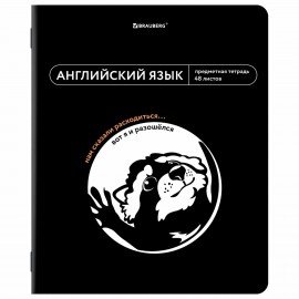 Тетради предметные, КОМПЛЕКТ 12 ПРЕДМЕТОВ, 48л, TWIN лак, BRAUBERG, МЕМЫ, 405172