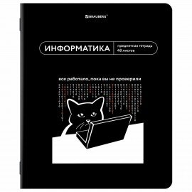 Тетради предметные, КОМПЛЕКТ 12 ПРЕДМЕТОВ, 48л, TWIN лак, BRAUBERG, МЕМЫ, 405172