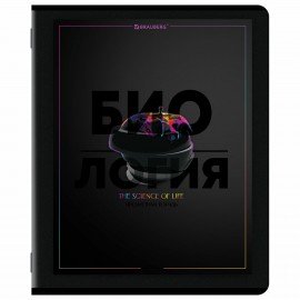 Тетради предметные, КОМПЛЕКТ 12 ПРЕДМЕТОВ, 48л, матовая ламинация, лак, BRAUBERG, MAJESTIC BLACK, 405177