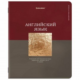 Тетради предметные, КОМПЛЕКТ 12 ПРЕДМЕТОВ, 48л, матовая ламинация, фольга, BRAUBERG, GOLDY, 405178