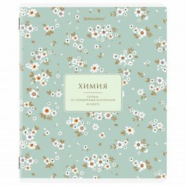Тетради предметные, КОМПЛЕКТ 12 ПРЕДМЕТОВ, 48л, рельефный картон, BRAUBERG, BLOSSOM, 405179