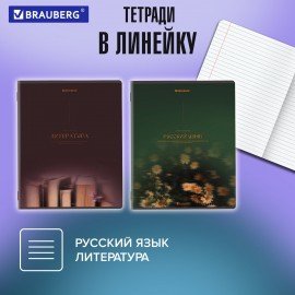 Тетради предметные, КОМПЛЕКТ 13 ПРЕДМЕТОВ, 48л, SoftTouch, BRAUBERG, PEACEFUL, 405182