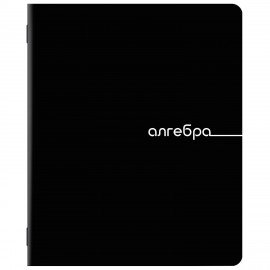 Тетради предметные, КОМПЛЕКТ 5 ПРЕДМЕТОВ, 48л, обложка картон, BRAUBERG, BLACK, 405184