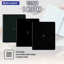 Тетради предметные, КОМПЛЕКТ 5 ПРЕДМЕТОВ, 48л, SoftTouch, BRAUBERG, РИТМ, 405187