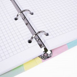 Тетрадь на кольцах А5 160х212мм, 120л, картон, матовая ламинация, клетка, BRAUBERG PASTEL, 405197