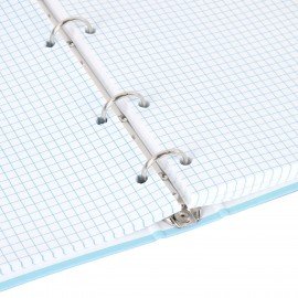 Тетрадь на кольцах А5 175х215мм, 120л, твердый картон, клетка, BRAUBERG, PASTEL, 405198