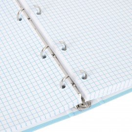 Тетрадь на кольцах А5 175х215мм, 120л, твердый картон, клетка, BRAUBERG, PASTEL, 405198