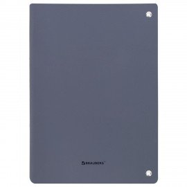 Тетрадь на кольцах БОЛЬШАЯ А4 240х310 120л, под кожу, BRAUBERG VISTA, Rhythm, 405202