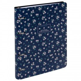 Тетрадь на кольцах А5 180х220, 120л, под кожу, BRAUBERG VISTA, Минимализм, 405206