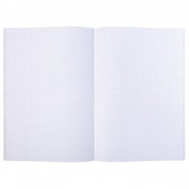 Тетрадь А4 80 л., HATBER скоба, клетка, Soft-touch ламинация, "Цветочные сны" (3 вида в спайке), 80Т4лВ1