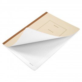 Тетрадь А4 96л. BRAUBERG на сшивке с корешком, клетка, обложка картон, Classic, 405283