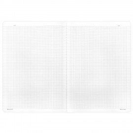 Тетрадь А4 96л. BRAUBERG на сшивке с корешком, клетка, обложка картон, Ритм, 405284