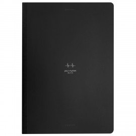 Тетрадь А4 96л. BRAUBERG на сшивке с корешком, клетка, обложка картон, Ритм, 405284