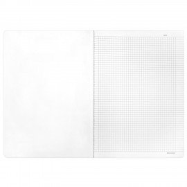 Тетрадь А4 96л. BRAUBERG на сшивке с корешком, клетка, обложка картон, Многоэтажки, 405285