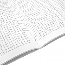 Тетрадь А4 96л. BRAUBERG на сшивке с корешком, клетка, обложка картон, Многоэтажки, 405285