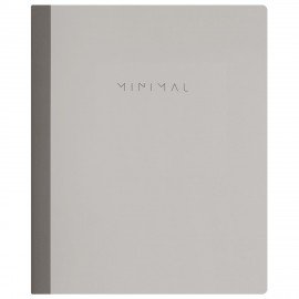 Тетрадь А5 96л. BRAUBERG на сшивке с корешком, клетка, обложка картон, Minimal, 405287