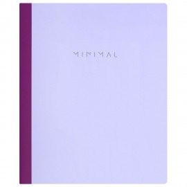 Тетрадь А5 96л. BRAUBERG на сшивке с корешком, клетка, обложка картон, Minimal, 405287