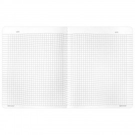 Тетрадь А5 96л. BRAUBERG на сшивке с корешком, клетка, обложка картон, Minimal, 405287