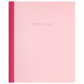 Тетрадь А5 96л. BRAUBERG на сшивке с корешком, клетка, обложка картон, Minimal, 405287