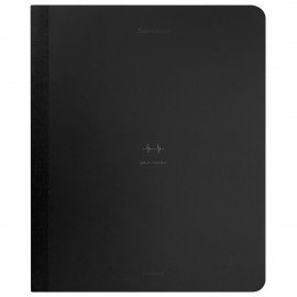 Тетрадь А5 96л. BRAUBERG на сшивке с корешком, клетка, обложка картон, Ритм, 405289