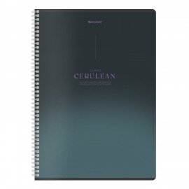 Тетрадь А4 96 л., BRAUBERG, гребень, клетка, SoftTouch, Peaceful, (микс в спайке), 405312