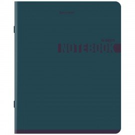 Тетрадь А5, 48 л., BRAUBERG, скоба, клетка, SoftTouch, NoteColor, (микс в спайке), 405326