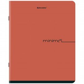 Тетрадь А5, 48 л., BRAUBERG, скоба, клетка, SoftTouch, "Минимал_Цвет", (микс в спайке), 405329