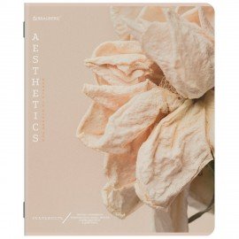 Тетрадь А5, 48 л., BRAUBERG, скоба, клетка, SoftTouch, "Пастельная", (микс в спайке), 405330