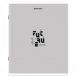Тетрадь А5, 48 л., BRAUBERG, скоба, клетка, матовая ламинация, Однотонный_Пастель_2, (микс в спайке), 405336