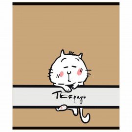 Тетрадь А5 48 л. ПЗБМ, скоба, клетка, матовая ламинация, брайль, "Веселее вместе" (микс в спайке), 23317