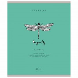 Тетрадь А5 48 л. ПЗБМ, скоба, клетка, матовая ламинация, брайль, "Насекомые шутят" (микс в спайке), 23249