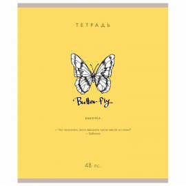 Тетрадь А5 48 л. ПЗБМ, скоба, клетка, матовая ламинация, брайль, "Насекомые шутят" (микс в спайке), 23249
