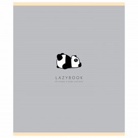 Тетрадь А5 48 л. ПЗБМ, скоба, клетка, матовая ламинация, брайль, "Только спокойствие" (микс в ПУ), 23867