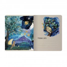 Тетрадь А5 48л. BRUNO VISCONTI скоба, клетка, Soft Touch, фольга, FAUNA (5 видов), 7-, 7-48-1365