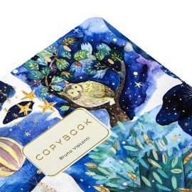 Тетрадь А5 48л. BRUNO VISCONTI скоба, клетка, Soft Touch, фольга, FAUNA (5 видов), 7-, 7-48-1365