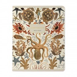 Тетрадь А5 48л. BRUNO VISCONTI скоба, клетка, Soft Touch, фольга, FAUNA (5 видов), 7-, 7-48-1365