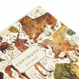 Тетрадь А5 48л. BRUNO VISCONTI скоба, клетка, Soft Touch, фольга, FAUNA (5 видов), 7-, 7-48-1365