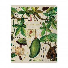 Тетрадь А5 48л. BRUNO VISCONTI скоба, клетка, Soft Touch, фольга, FLORA (5 видов), 7-, 7-48-1343