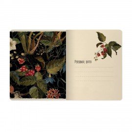 Тетрадь А5 48л. BRUNO VISCONTI скоба, клетка, Soft Touch, фольга, FLORA (5 видов), 7-, 7-48-1343