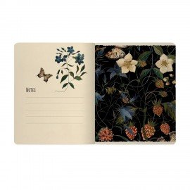 Тетрадь А5 48л. BRUNO VISCONTI скоба, клетка, Soft Touch, фольга, FLORA (5 видов), 7-, 7-48-1343