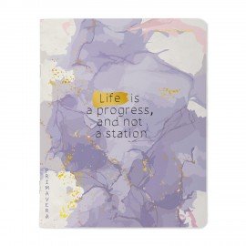 Тетрадь А5 48л. BRUNO VISCONTI скоба, клетка, Soft Touch, фольга, PRIMAVERA (5 видов), 7-48-1321