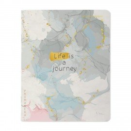 Тетрадь А5 48л. BRUNO VISCONTI скоба, клетка, Soft Touch, фольга, PRIMAVERA (5 видов), 7-48-1321