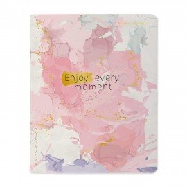 Тетрадь А5 48л. BRUNO VISCONTI скоба, клетка, Soft Touch, фольга, PRIMAVERA (5 видов), 7-48-1321