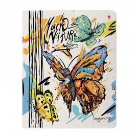 Тетрадь А5 48л. АЛЬТ скоба, клетка, матовая ламинация, MACRO NATURE (5 видов), 7-48-1, 7-48-1340