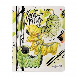 Тетрадь А5 48л. АЛЬТ скоба, клетка, матовая ламинация, MACRO NATURE (5 видов), 7-48-1, 7-48-1340