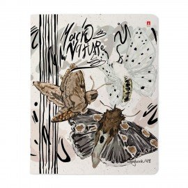 Тетрадь А5 48л. АЛЬТ скоба, клетка, матовая ламинация, MACRO NATURE (5 видов), 7-48-1, 7-48-1340