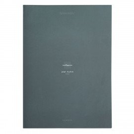 Тетрадь на кольцах БОЛЬШАЯ 210х305мм А4, 100л, обложка картон, клетка, BRAUBERG, Rhythm, 405407