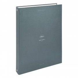 Тетрадь на кольцах БОЛЬШАЯ 210х305мм А4, 100л, обложка картон, клетка, BRAUBERG, Rhythm, 405407